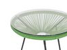 PE Rattan Bistro Set Green ACAPULCO II_795258