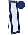 Lustro stojące ANSOUIS 150 cm Welur Granatowy