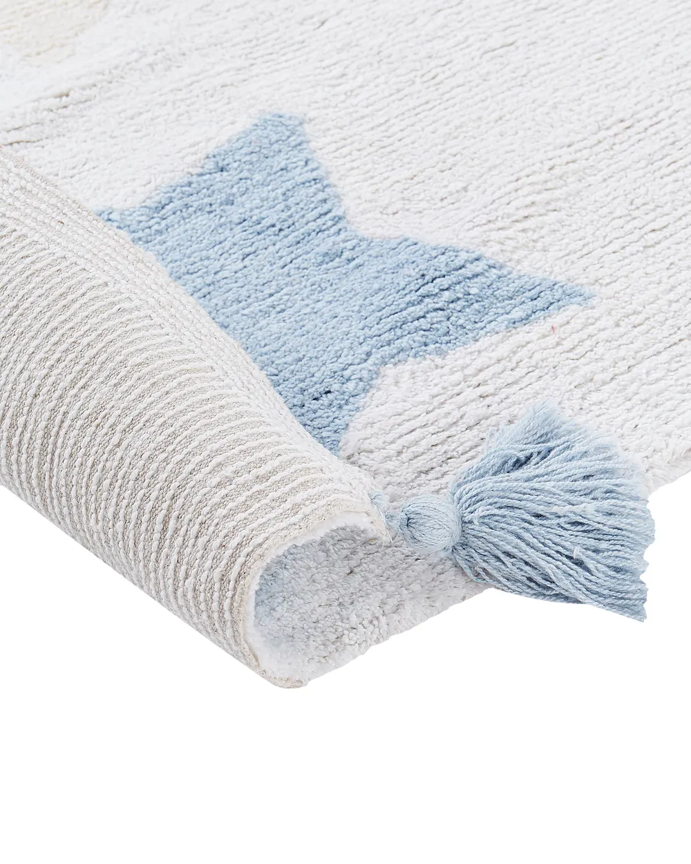Tappeto per bambini MEREVI Multicolore 140 x 200 cm Cotone_907249