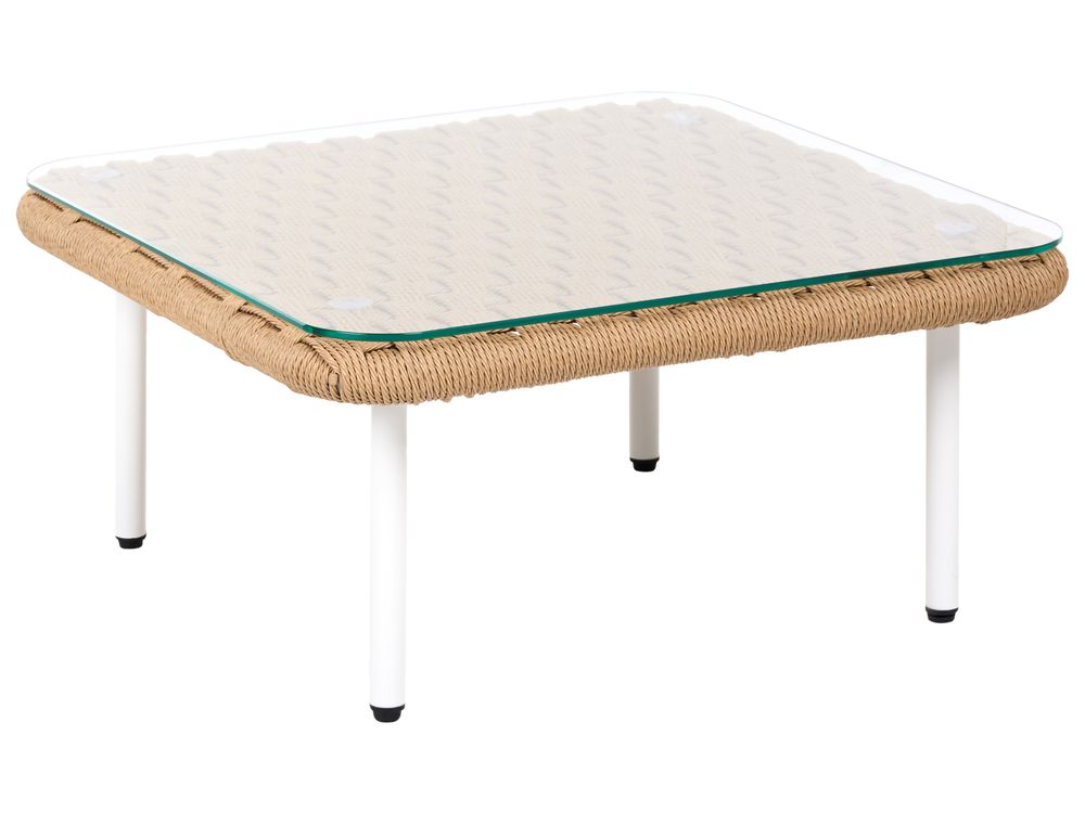 Coffee Table BAUCINA 60 cm 60 cm Light Brown