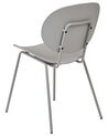 Sada 2 jídelních židlí šedé SHONTO_861850
