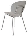 Lot de 2 chaises de salle à manger gris clair SHONTO_861850