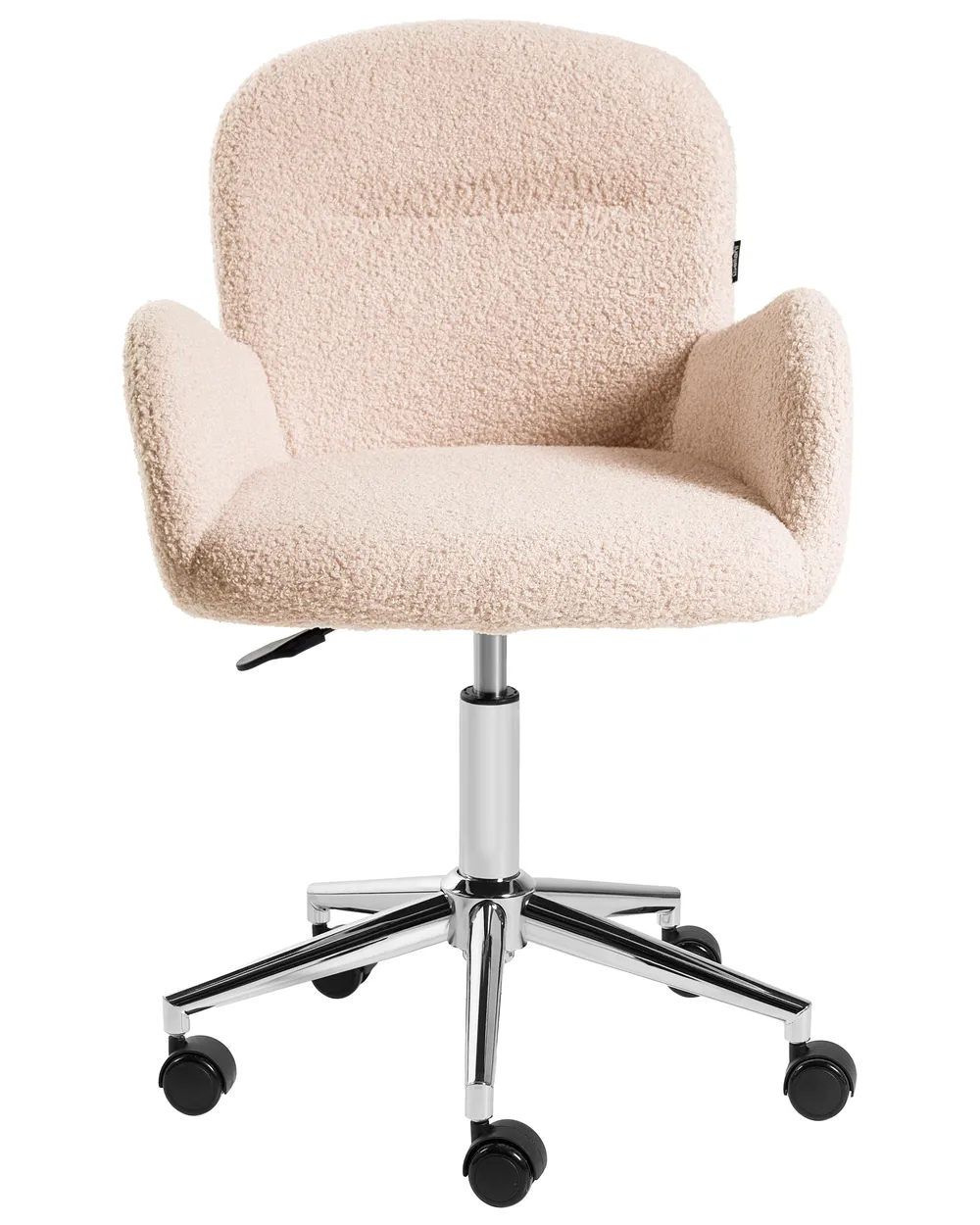 Desk Chair PRIDDY Boucle Light Beige_1101215