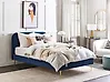 Bed Velvet FLAYAT 140 x 200 cm (EU Double) Navy Blue