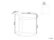 Side Table TAGGART Metal Black_986200