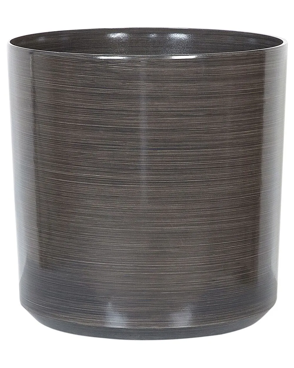 Vaso in plastica antracite alto 4L 26,5 x 14 x 14 cm con serbatoio