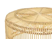 Bistro Set with Cushions FLORENTINE / LIMNI Rattan Beige_793943