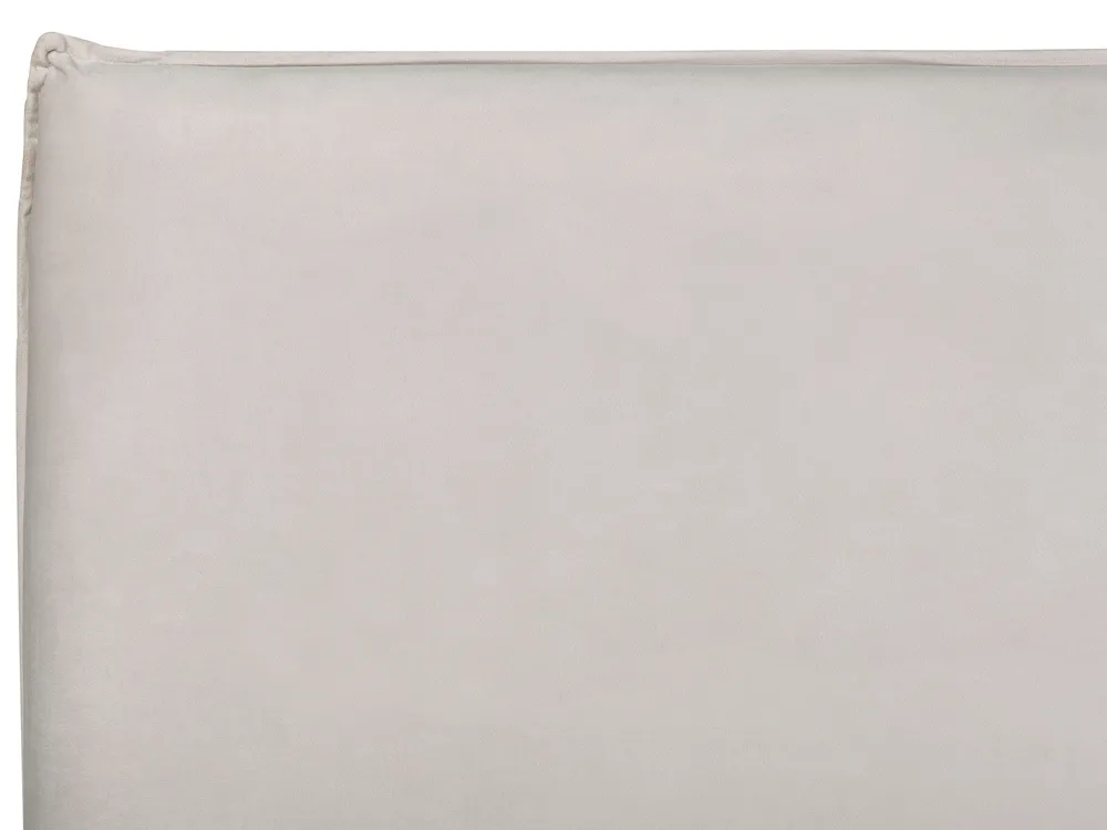 Ottoman Bed LAVAUR Velvet Off-White 180 x 200 cm (EU Super King)_870986