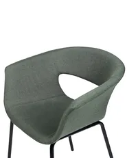 Set di 2 sedie da pranzo ELMA Verde scuro_884601