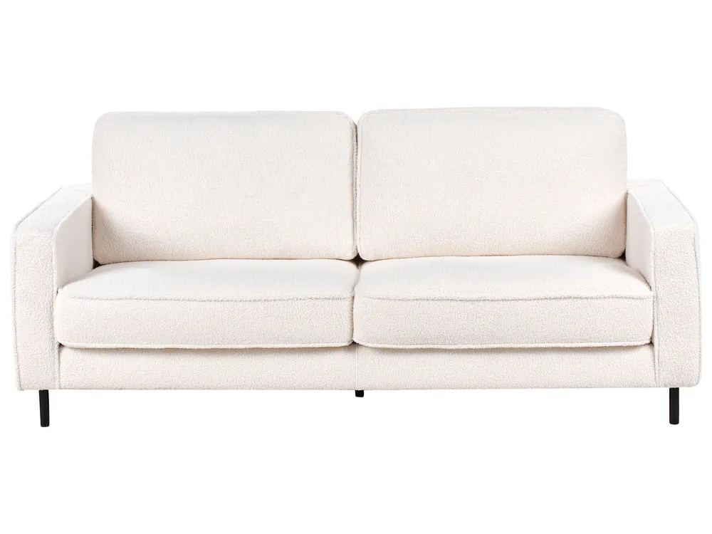 Divano 3 posti SAVALEN Bouclé Bianco_964480