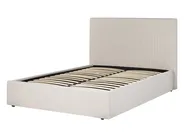 Ottoman Bed VION Fabric Light Beige 140 x 200 cm (EU Double)_901826