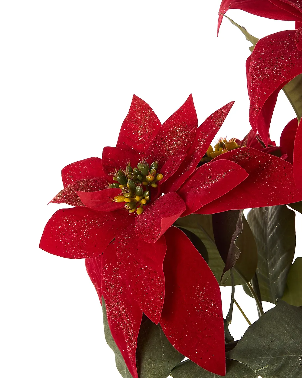 Pianta artificiale CHRISTMAS FLOWER 61 cm Rosso_1174967