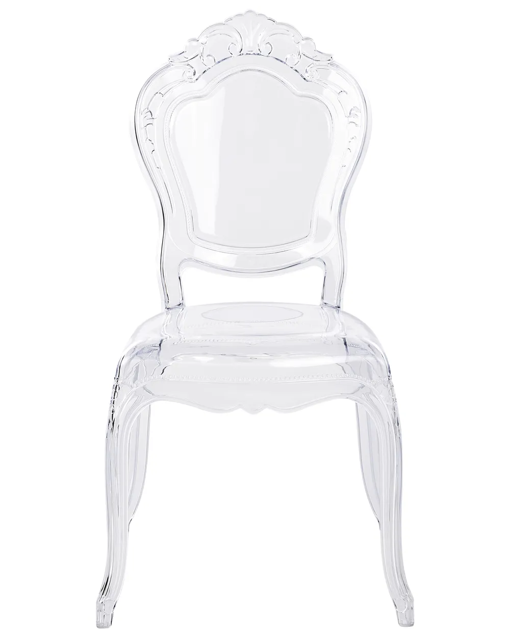 Set of 2 Dining Chairs VERMONT Transparent_1094020