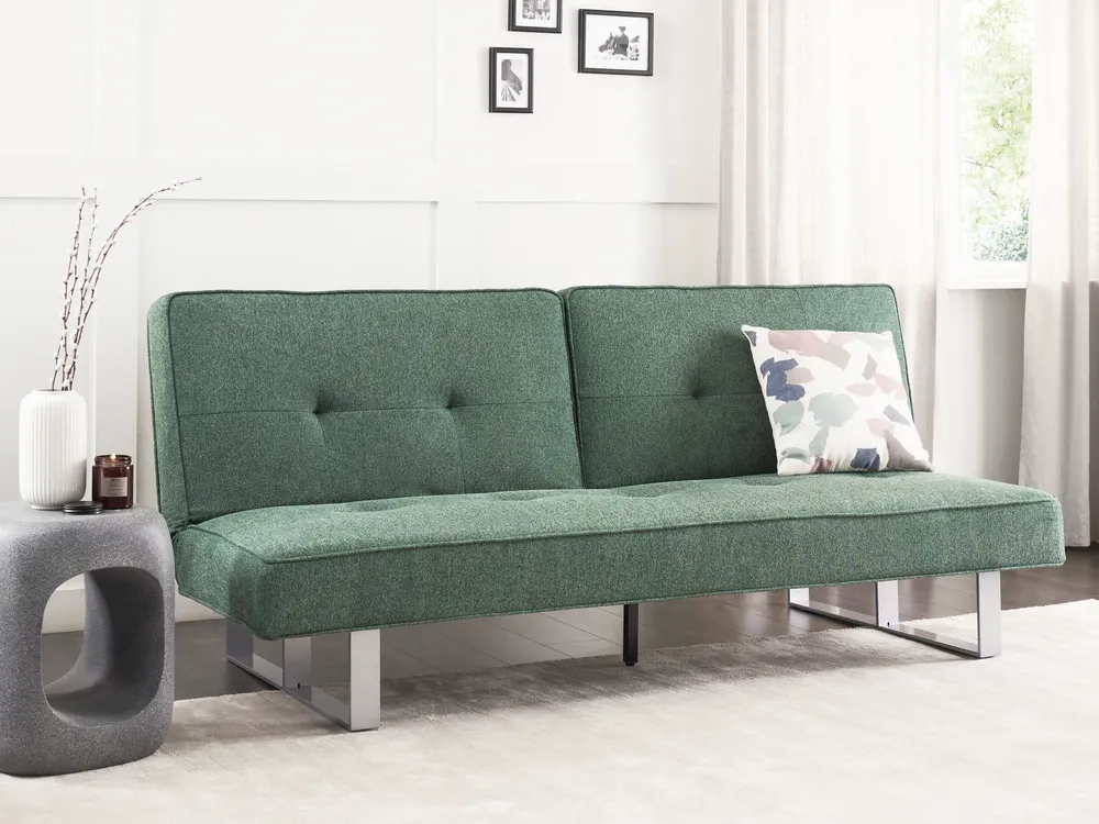 Sofa rozkładana dla 3 osób DUBLIN Zielony