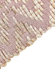 Tappeto GERZE Rosa 80 x 150 cm Cotone_853492
