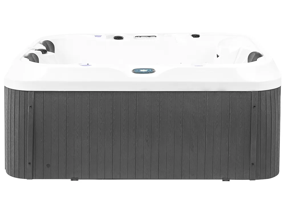 Outdoor Whirlwanne mit LED HORCONES Grau_1081911