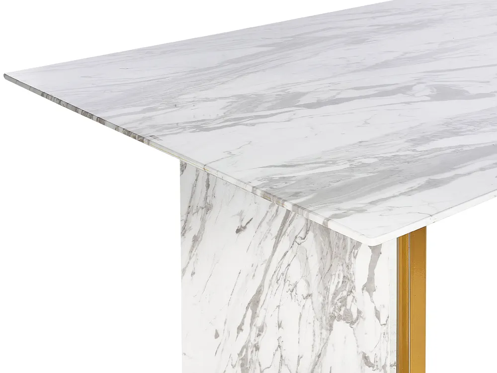 Tavolo da pranzo CALCIO Marmo bianco 200 cm 100 cm_872233