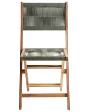 Bistro Set Folding PROSSEDI Acacia Wood Green_956727