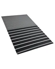 Tappeto per esterni HALDIA Nero 90 x 180 cm_716474