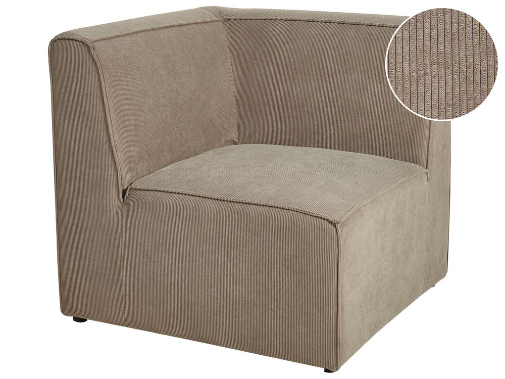 Hoekmodule LEMVIG Corduroy Taupe