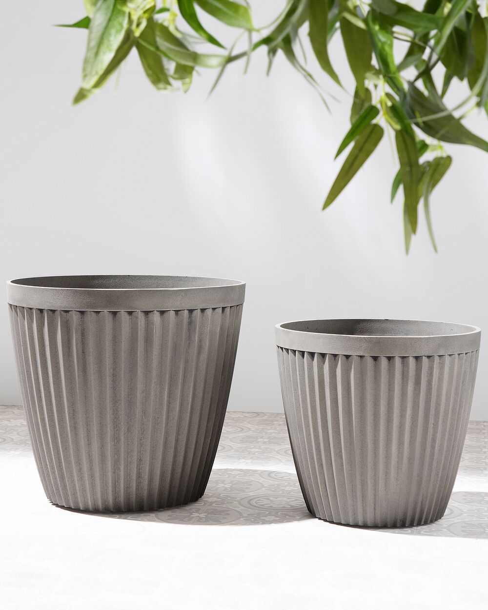 Ghiveci POKA 36 cm Taupe