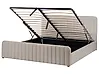 Ottoman Bed LUNAN Taupe 180 x 200 cm (EU Super King)