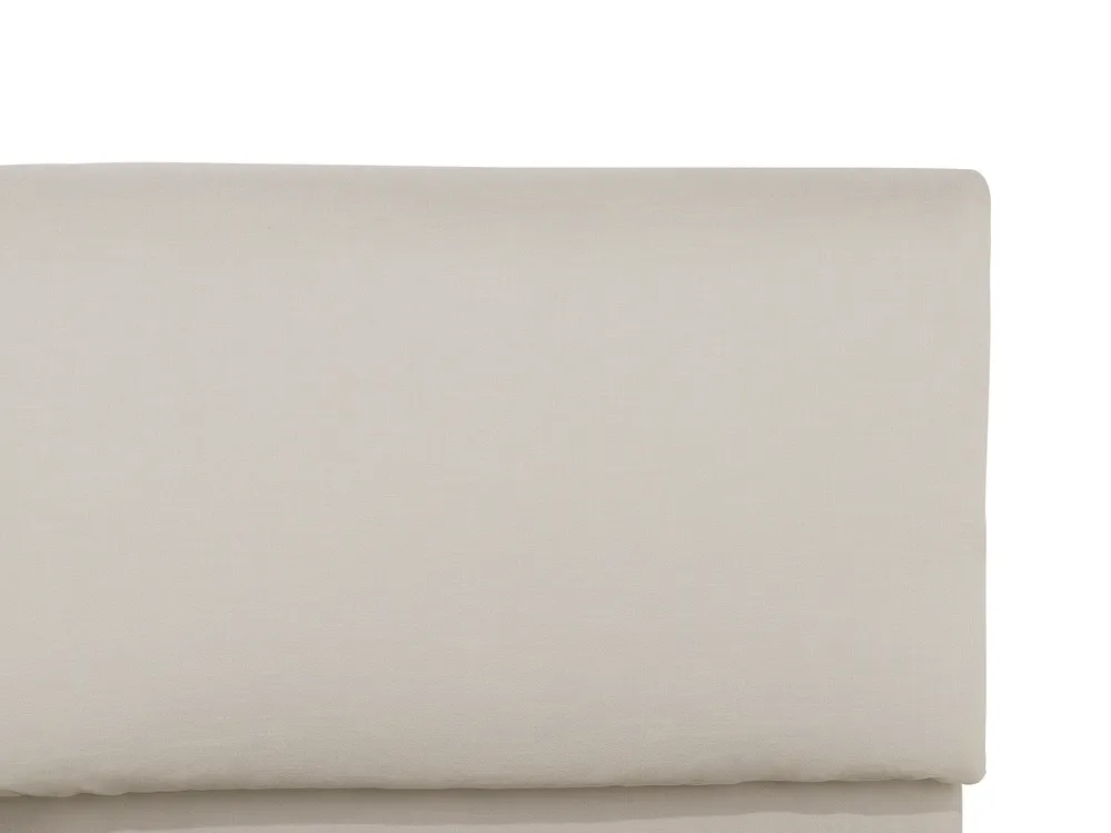 Wasserbett Stoff BELFORT 140 x 200 cm Hellbeige_849953