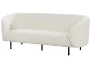 Sofa 3 Seater LOEN Boucle White_920387