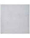 Alfombra de pelo sintético MITCHELL Gris claro 160 x 160 cm