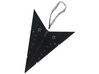 Fekete Bársonyborítású LED-es Papírcsillag Kétdarabos Szettben 60 cm MOTTI_835552
