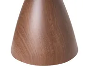 Side Table CORELLA Tempered Glass Brown/ Black_1006703