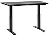 Biurko regulowane elektrycznie DESTINES 120 cm x 72 cm Czarny