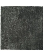 Dywan shaggy EVREN Ciemnoszary 200 x 200 cm_758612