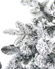Festone natalizio innevato LED SUNDO 270 cm Bianco_813312