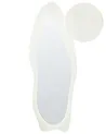 Wall Mirror REIGNY 57 cm 160 cm Velvet White