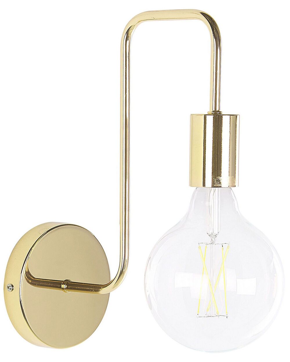 Lampa ścienna SAVENA Metal Złoty