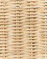 Schaukelstuhl Rattan naturfarben 2er Set LAVINIO_935867