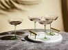 Sada 4 pohárov na martini 250 ml ružovo-zelená DIOPSIDE_912639