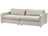 3 Seater Fabric Sofa Beige VINSTRA_929406