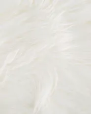 Faux Fur Rug MUNGO White 53 x 88 cm_799351
