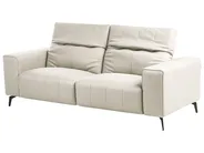 Sofa 3 Seater OMMEL Fabric Light Beige_1035671