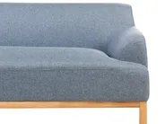 Corner Sofa 3 Seater SOSJO Fabric Blue Right Hand_941013