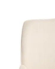 Sedia da ufficio CASTILE Lino sintetico Bianco sporco_1072494