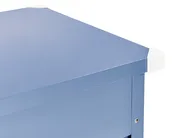 Storage Box CEBROSA 100 cm 62 cm Metal Blue_944738