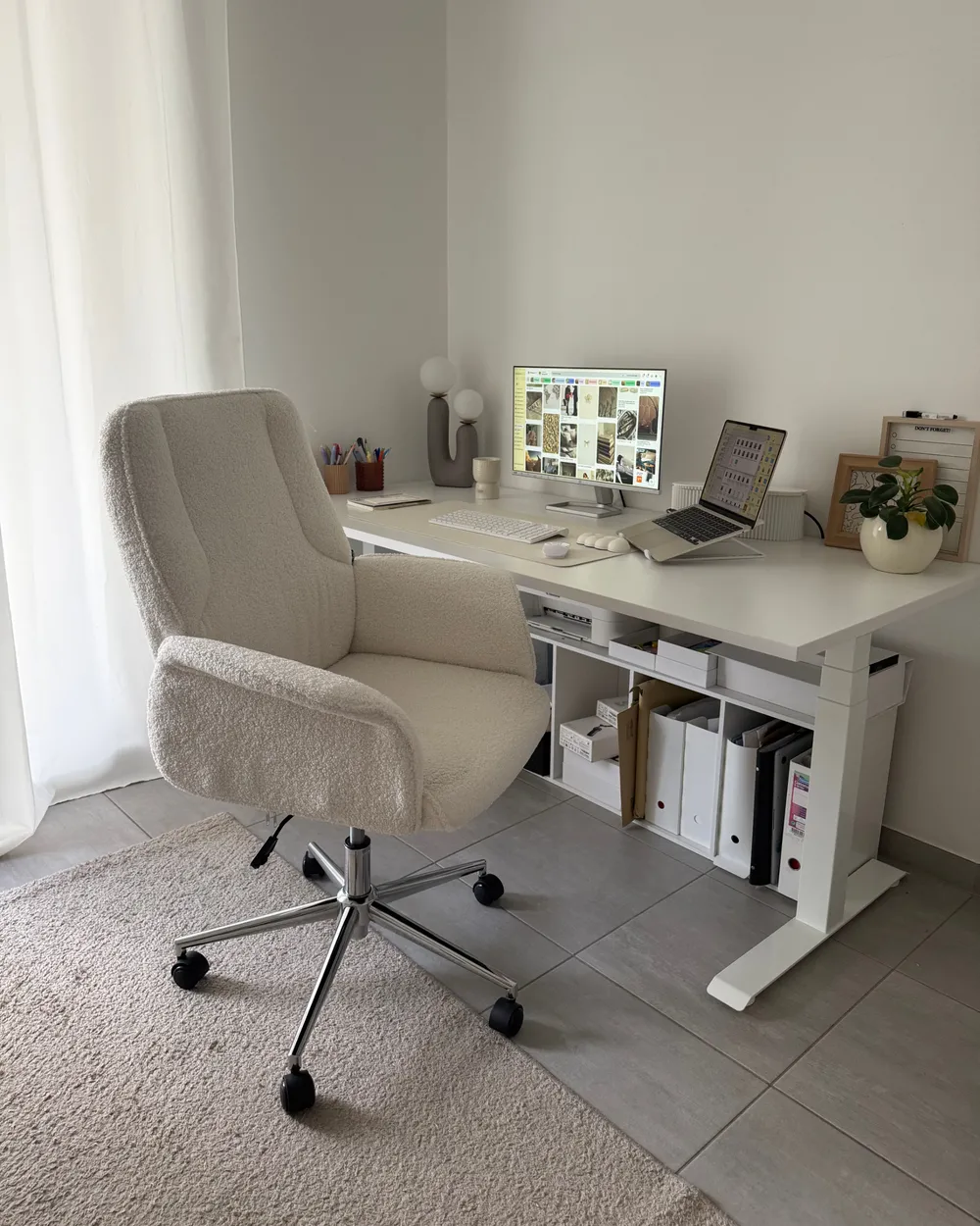 Gulches Electric Adjustable Height Standing Desk 63x24 Inch Splice Board Sit Stand Home Office Table With Hooks Wire Hole Black