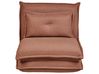 1-Sitzer Schlafsofa DELLEN Stoff Braun