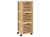 Bamboo 3-Drawer Bathroom Cabinet Light Wood SHAWNEE_926659