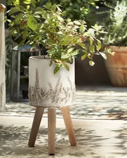Donica na nóżkach PREWEZA 23 cm Złamana biel_979974
