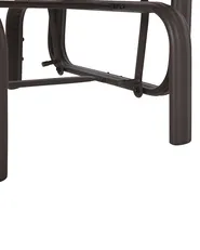 Sedia da giardino BORGIO Metallo Marrone/Grigio_752431
