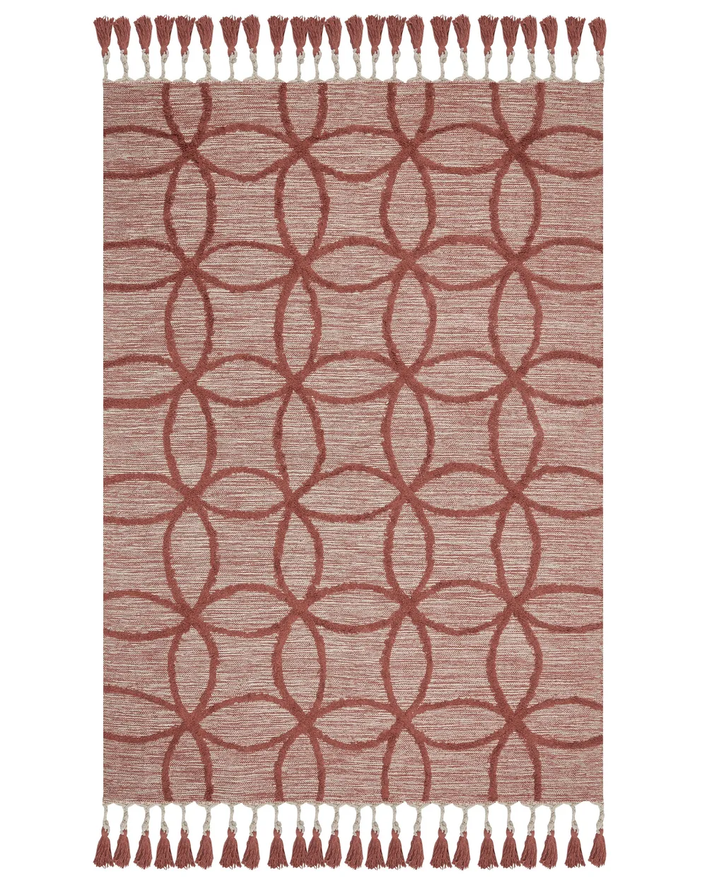 Rug KIRSEHIR Red 160 x 230 cm Cotton_848798